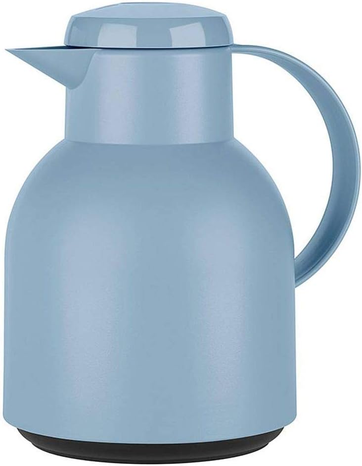 Emsa Samba , Plastic Thermal Jug 1 Litre, Powder Free, Blue