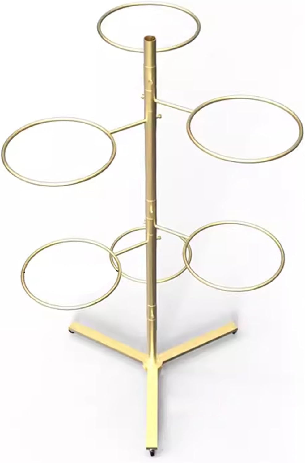 Metal Yoga Ball ‌Storage Rack Large Exercise Stability Ball Holder for Home Or Commercial Use Yoga Ball Stand for Exercise Gym Garage Yoga Studios(White 3)