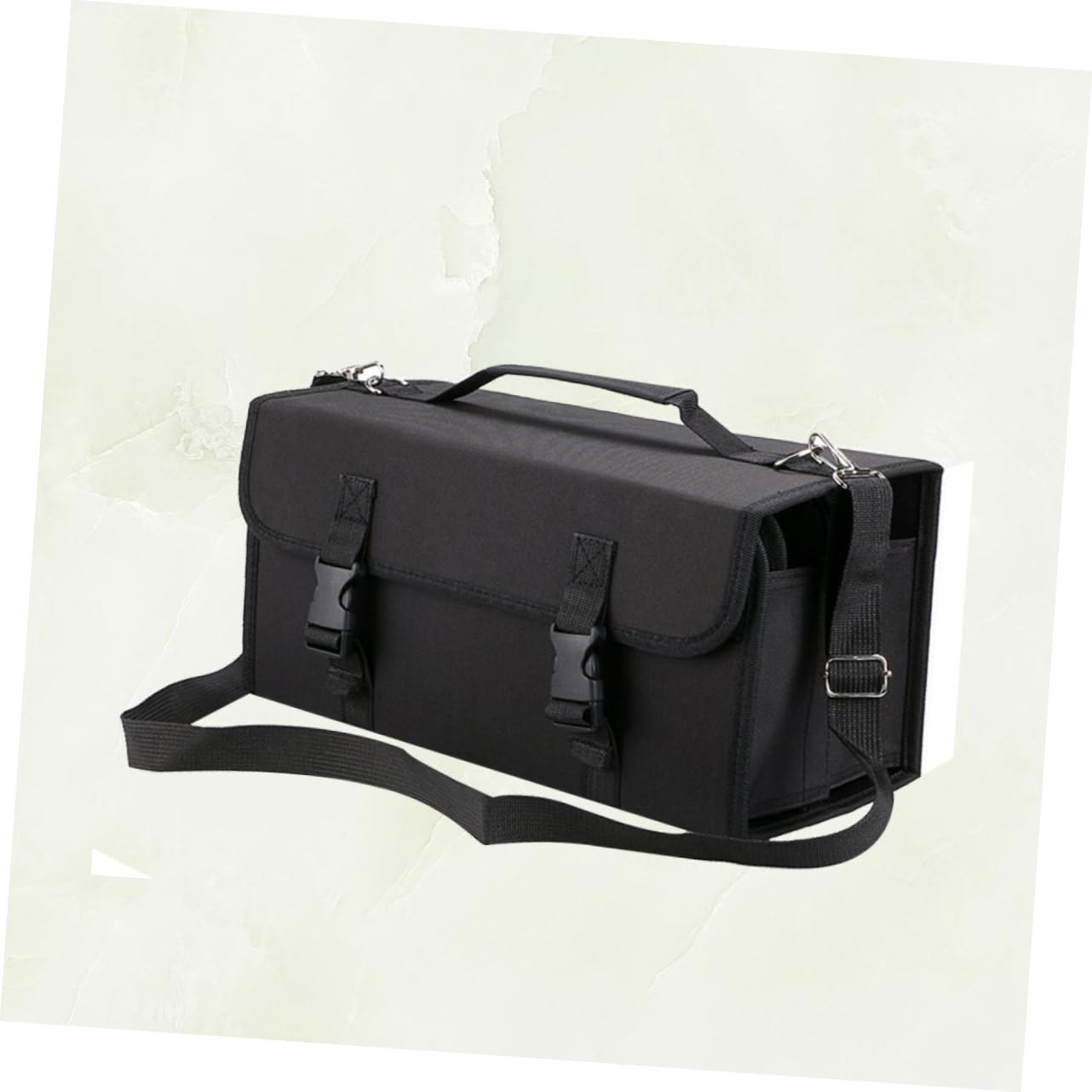 LALAFINA Borsa Porta Pennarelli con Cerniera Custodia Porta Penne da Scomparti Borsa Portaoggetti con Cerniera Portapenne con Tracolla