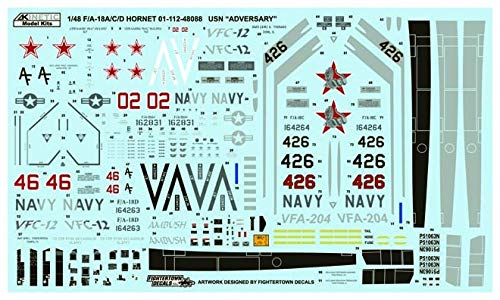 Amazon.co.jp: Kinetic 1/48 US Navy F/A-18A/C/D VFC-12 & VFA-204