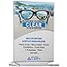 Amazing Clarity 5x7 Inches Acrylic Sign Holder / Table Top Menu Display Stand, Pack of 6