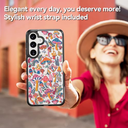 Coque Samsung Galaxy robuste motif jungle 6,2 pouces noir
