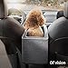 GMBYLBY Cotton Pet Dog Central Control Nonslip Dog Carriers Safe Car Armrest Box Booster Kennel Bed for Small Dog Dog Bed Carriers Dog Belts with Harness Dog Car Seats for Small
