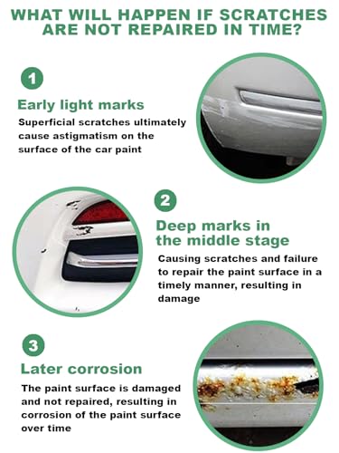 Image of Car Touch Up Paint Silver Metallic, Color Accurate Car Scratch Repair Remover Pen Fix Auto Paint Chips and Nicks