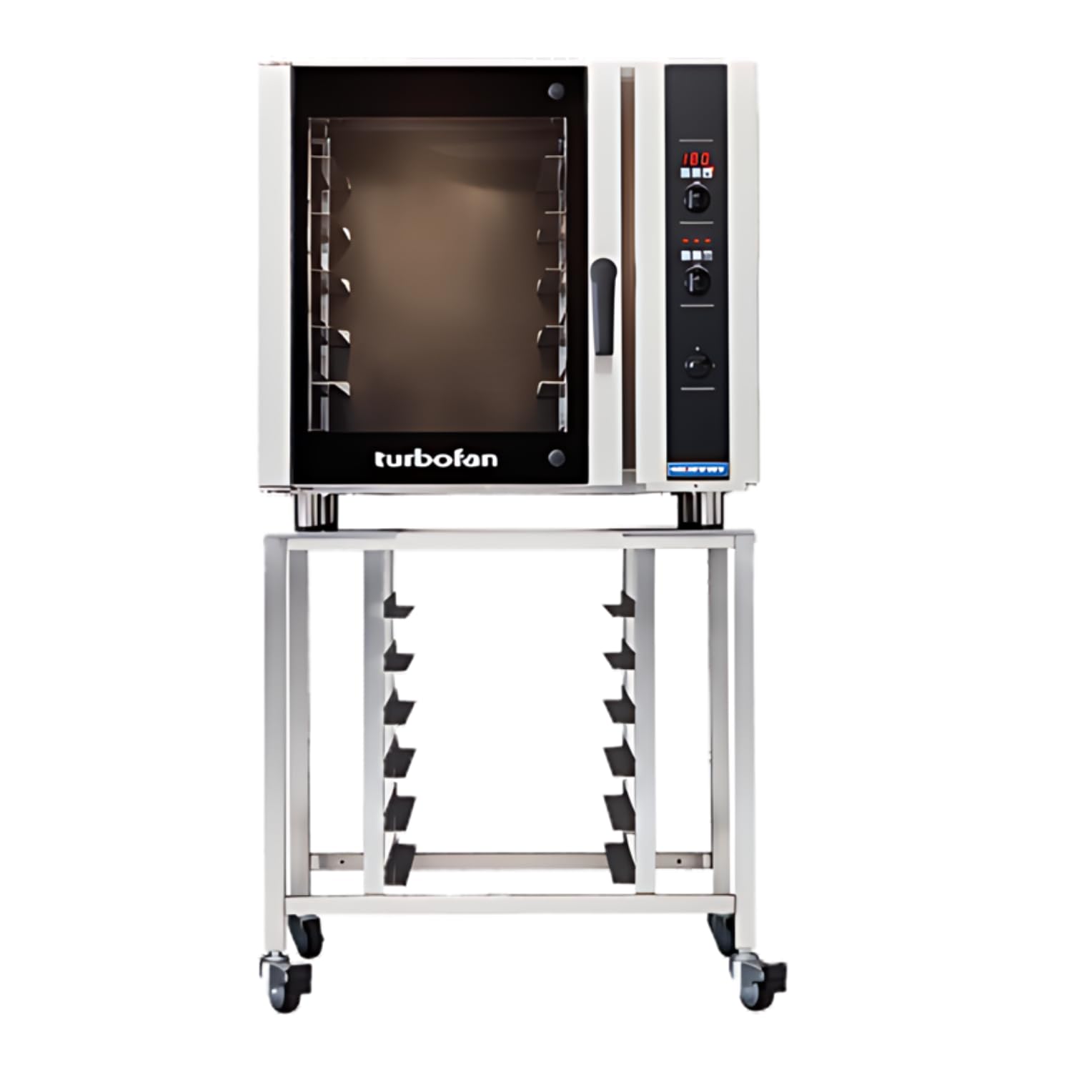 Moffat Oven w/ Stand | Digital | 208V / stainless Steel / 12.0 cubic_centimeters Single Wall Ovens