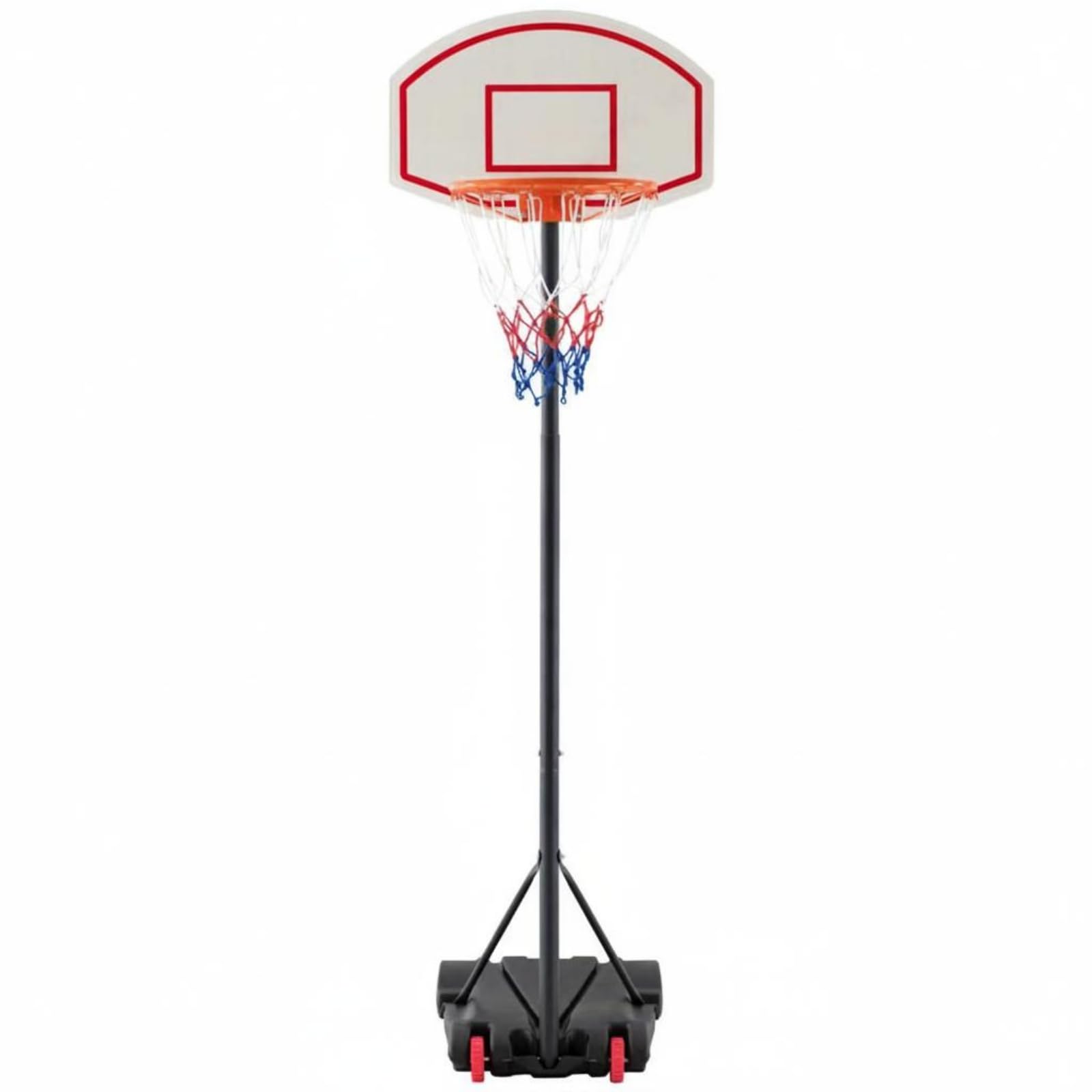 Canasta Pie Ajustable Interior y Exterior Canasta Baloncesto r Resistente para Niños, Adultos