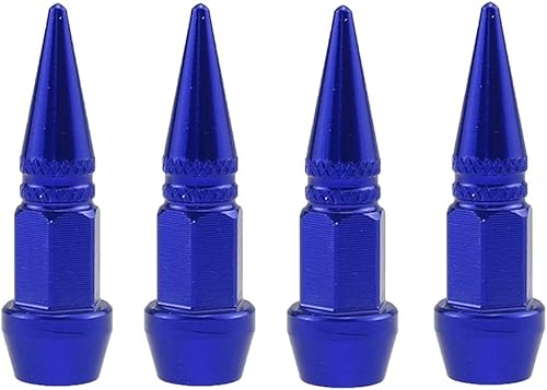 ikasus 4 tapas de vástago de válvula de neumático de aluminio pulido estilo pico de empalado largo, tapas de vástago de válvula de neumático de disponible en Yaxa Peru