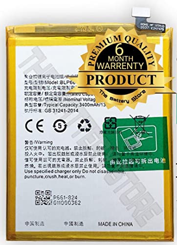 Image of THE BATTERY STORE Orignal BLP661 Battery for Oppo F7 / A3 Model: BLP661 Batttery with 6 Month Warranty and high Battery Backup Battery (for BLP661)