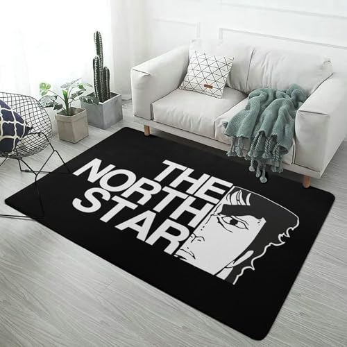 カーペット 北斗の拳 ラグラグマット 絨毯 じゅうたん 玄関マット 大判 コーラルフリース 滑り止め付 洗える ふわふわ肌触り ホール 寝室 居間用 オールシーズン