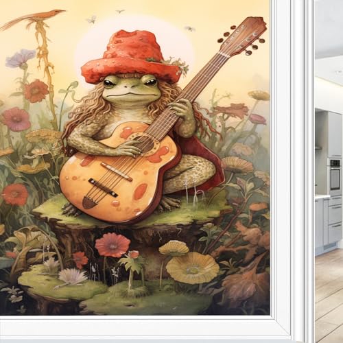 Película para ventana decorativa privacidad 23.6x35.4 pulgadas miniatura 1