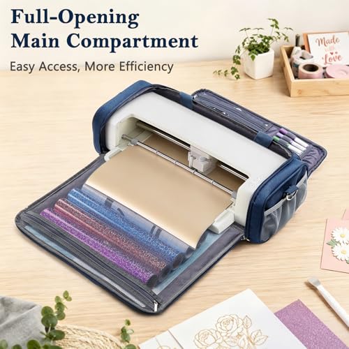 Image of IMAGINING Carrying Case Bag for Cricut Explore 5, Large Opening Storage for Cricut Accessories and Suppliers