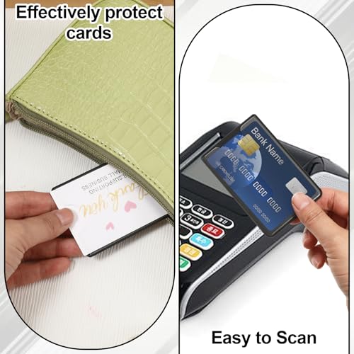8 Stück RFID Blocker Kartenhülle, RFID Blocker Karte, Kreditkartenhülle Schutz,Kartenhülle Für Kreditkarten Und EC Karten, NFC Schutzhüllen, Credit Card Protector – Bild 7