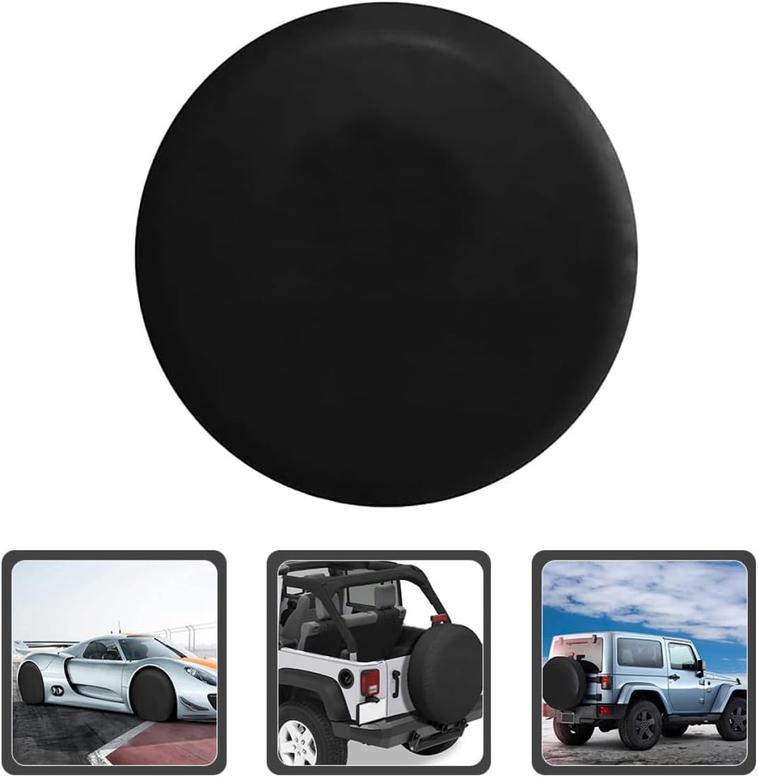 Outanaya PVC 13 Inch Spare Tire Cover for Rv Trailer Camper, Waterproof and UV Resistant Wheel Cover Protector, Universal Fit for Outdoor Vehicle Tires