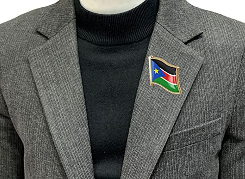 Image of vmcoatdu Country Flag Pin Badge International Travel Brooch Metal Alloy Souvenir Pin for Hat Clothes Backpack