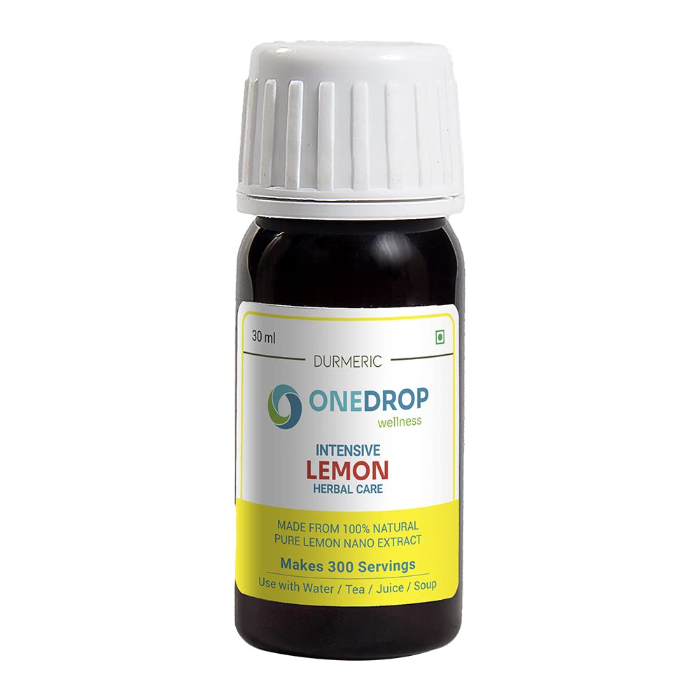Lemon Oil Extract Concentrate Drops 30 ml | Lemon extract to Make Lemon Tea | 300 Servings | Helps Improve Metabolism, Digestion | by Durmeric OneDrop Wellness (B0BWXYCHR9) Amazon Price History, Amazon Price Tracker