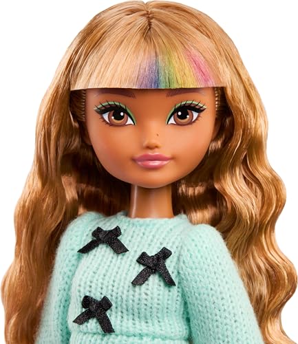 Image of Barbie Dream Besties Zia Doll with Themed Accessories | Brown Haired Fashion Doll with Wavy Hair and Removable Clothes, 7 Hair and Moon Accessories, Ages 3+, JGG36