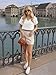 GUNEST Womens White Short Sleeve Shirt Summer Knit Waffle Cover Up Tops Vneck Comfy Beach Tunic Shirts White L