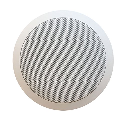 Image of 652S2C Silver Ticket in-Wall in-Ceiling Speaker with Pivoting Tweeter (2 Channel Stereo 6.5 Inch in-Ceiling) 9.4 inch Overall Size