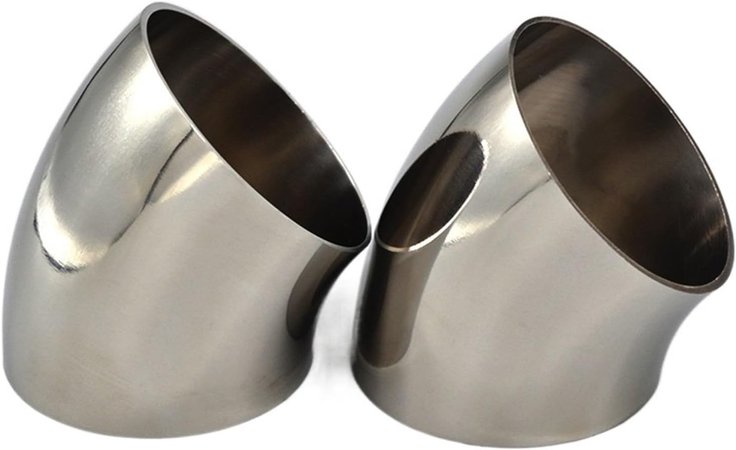 Stainless Steel Elbow SS304 Stainless Steel Sanitary Weld 45 Degree Elbow Pipe Fitting 19mm/25mm/32mm/38mm/45mm/51mm/63mm/76mm/102mm OD(76mm)