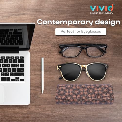 Image of VIVID Unisex Specs Magnetic Eyewear Dabbi Faux Leather Hard Case Cover