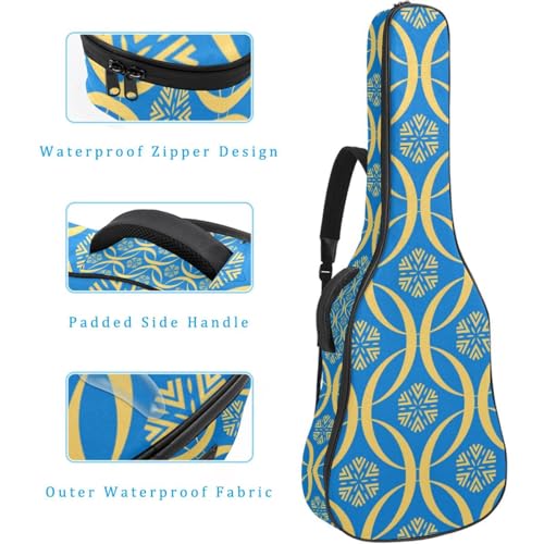 Housse imperméable en tissu Oxford pour guitare acoustique avec bandoulière et poches, style peint à la main, 109 x 42,9 x 11,9 cm, motif fleurs, Multicolore 5., 42.9×16.9×4.7 in, Sac de transport - Les Beatles, Paul McCartney, John Lennon, RIngo Starr, George Harrison Housse imperméable en tissu Oxford pour guitare acoustique avec bandoulière et poches, style peint à la main, 109 x 42,9 x 11,9 cm, motif fleurs, Multicolore 5., 42.9x16.9x4.7 in, Sac de transport – Image 5