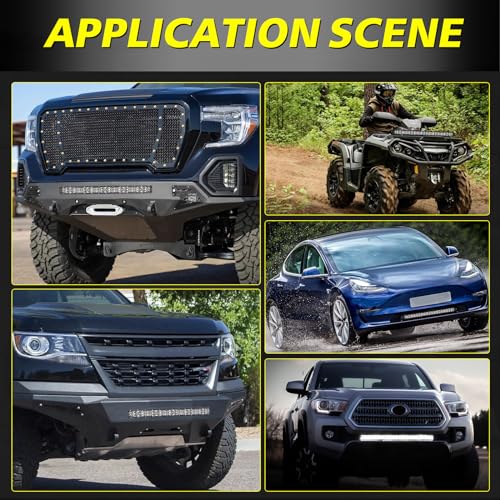 Image of 22 Inch Slim LED Light Bar 180W Slim Dual Row Light Bar for Trucks | Spot Flood Combo Beam, 1.6 inch Slim Single Row Structure
