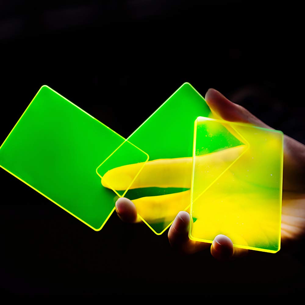 Enjoyer Set Di 8 Carte Magic-Pieces Colorate Per Cardistry - Blocchi Colorati Per Tagli Fioriti E Trucchi Di Magia - Accessori Per Mago E Illusionismo