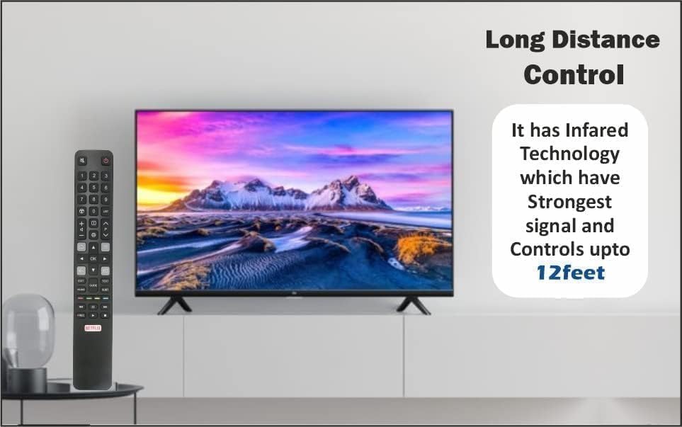 Image of BLACKSHEEP Television Remote Control Compatible for TCL Smart LED LCD HD TV with Netflix Function-(Old Remote Must be Exactly Same)- Black