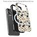 DEENAKIN for iPhone 17 Pro Case Cute - Wireless Charging Compatible - Dual-Layer Soft Silicone + Hard Shell - Stylish Wildflower Design - Chic Phone Cover for Women - A Cat's Playground
