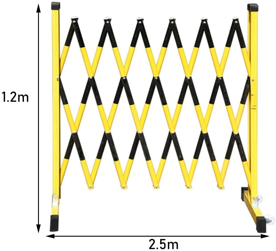 Clôture de circulation rétractable anti-intrusion pour sécuriser les zones de travaux