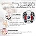 OSITO Foot Massager Circulation Stimulator Machine Plus Medic with TENS Unit, EMS (Electrical Muscles Stimulator) Feet Power Legs Health for Neuropathy Diabetes Relieve Pains and Cramps