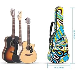 Étui de protection rembourré pour guitare classique et acoustique Motif géométrique coloré, Multicolore 07, 42.9×16.9×4… - Les Beatles, Paul McCartney, John Lennon, RIngo Starr, George Harrison Étui de protection rembourré pour guitare classique et acoustique Motif géométrique coloré, Multicolore 07, 42.9x16.9x4… – Image 5