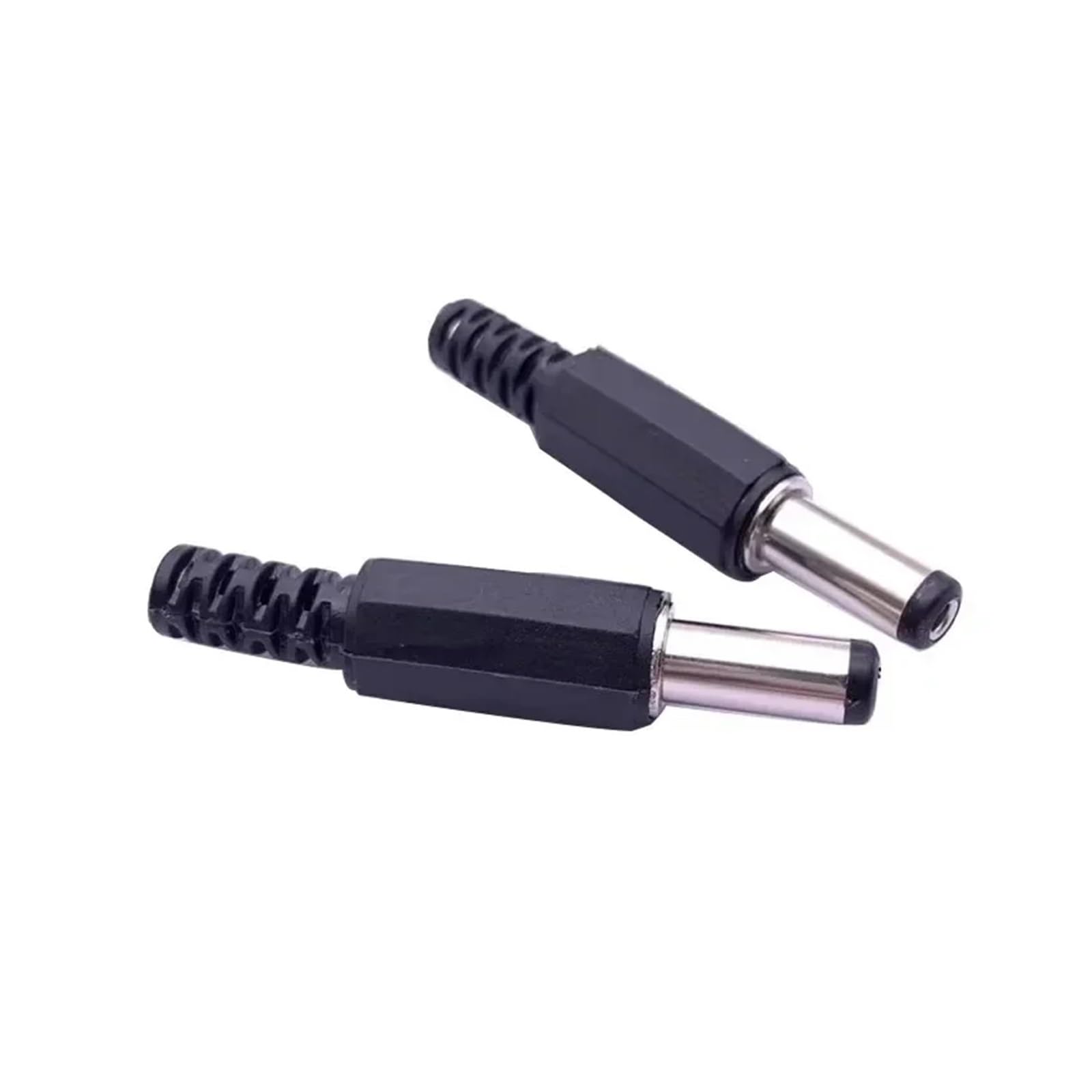 Lot de 5, 20 ou 100 connecteurs d'alimentation CC mâles 5,5 x 2,5 mm, à souder, 5,5 x 2,1 mm(5.5 X 2.5 X 9MM,250PCS)
