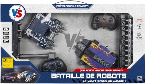 Arène de bataille pour deux robots télécommandés lors des soirées