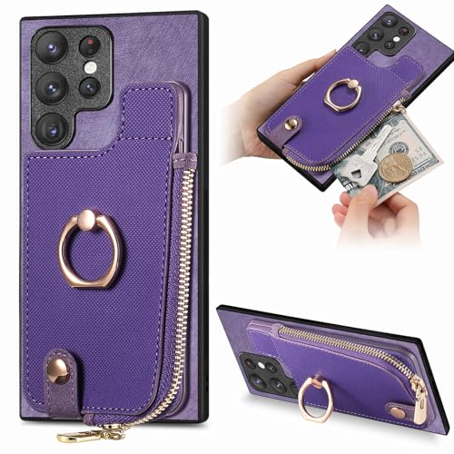 Fini de perdre vos cartes avec la coque portefeuille Samsung S25 FE violette