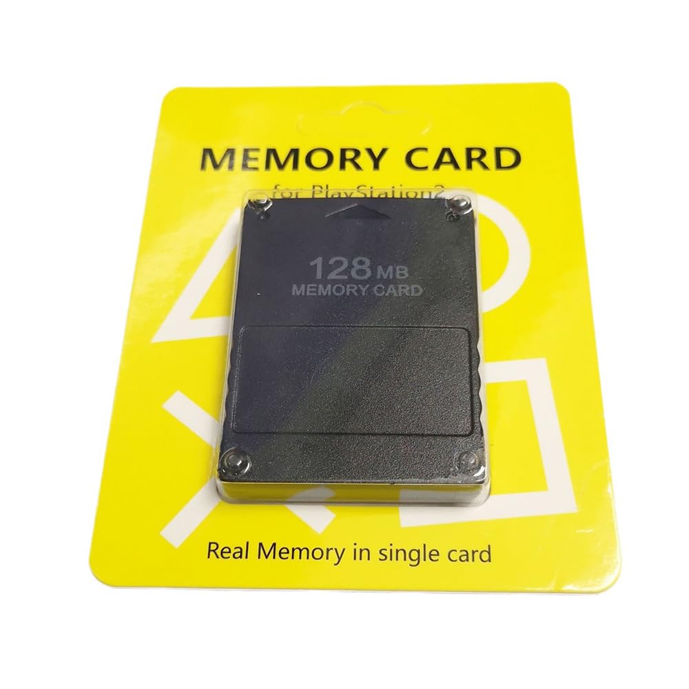 PS2メモリーカード PS2専用 セーブデータ用 アーカイブカード 大容量 PS2シリーズ通用 ファイル用メモリーカード (128MB)