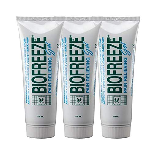 Biofreeze Gel para aliviar el dolor, 118 ml, paquete triple Cover