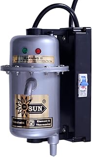 VX Model Instant Water Heater 1L | Premium Class ABS Plastic| Auto Cut Off and Manual Reset| 1 year Warranty| Water Geyser| Shock Proof for Home, Kitchen, Bathroom, Office | Metalic