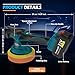 21V Cordless Car Buffer Polisher - SundpeyPRO 6 Inch Car Polisher with 2 X 4.0Ah Battery & 8 Variable Speed - 6000RPM Portable Dual Action Polisher for Car Detailing Waxing Polishing Scratch Removing