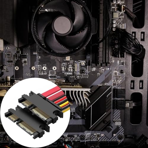 Cable combinado de poder y datos SATA 7+15Pin 0.1 m miniatura 6