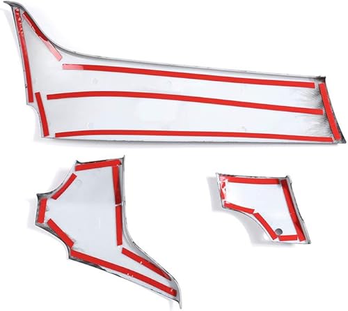 Miniatura 7 de YIWANG - Embellecedor de fibra de carbono para consola central, 3 piezas, para Mercedes Benz GLE GLS GL ML2012-2019