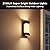 XMCOSY+ Outdoor Wall Lights, 2100LM Smart LED Porch Lights Outdoor, RGBCW Exterior Lighting Sconce, Wi-Fi Control, Compatible with Alexa, IP65 Waterproof, 2 Pack
