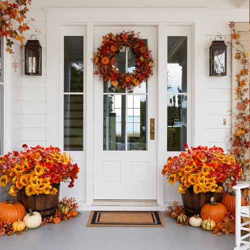 Fanfantoey Artificial Fall Flowers for Outdoors Decoration - image 6