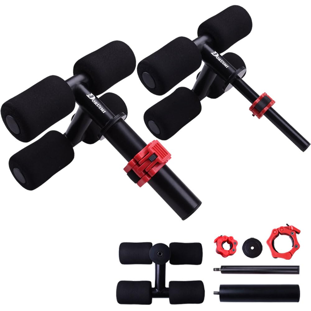 Tib Bar Tibialis Trainer Tibia Dorsi Calf Machine Anterior Exercise Equipment for Strengthening Calves Shins Ankles Lower Leg Muscle Fits 1" 2" Olympic Weight Plates Home Gym Knees Over Toes Training