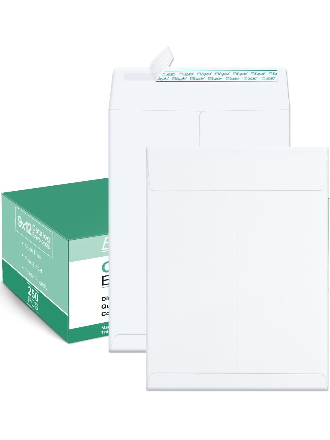 Eupako Catalog Mailing Envelopes 9x12 White Envelopes Self
