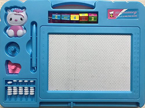 Image of Jing Two Sided Educational Writing /Drawing Board with Magic Slate and Black Board for Kids