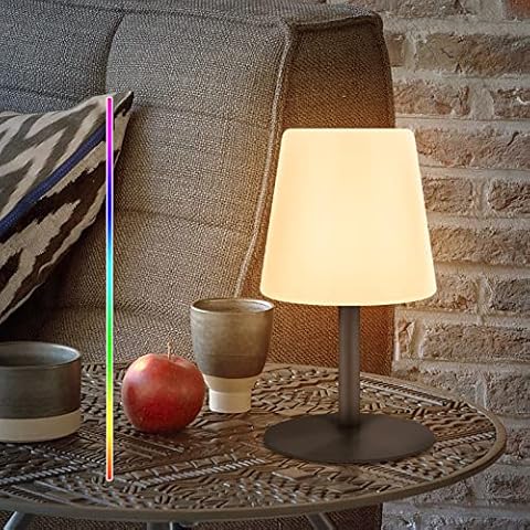 uuffoo Lámpara de Mesa Inalámbrica RGB Regulable Cover