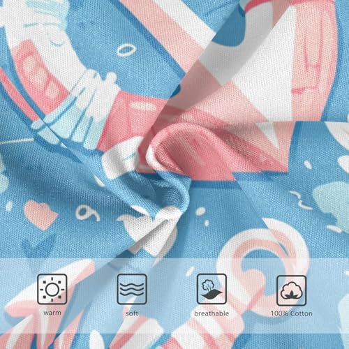 KLL Ocean Themed Anchors Toddler Boy Cotton Athletic Underwear Breathable Undies3