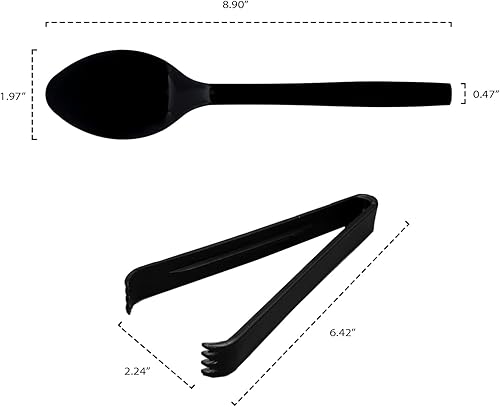 Miniatura 7 de Party Essentials Kit de servir para fiestas bandeja de bufé juego de calentador de alimentos estante sartén combustible utensilios cromado estándar