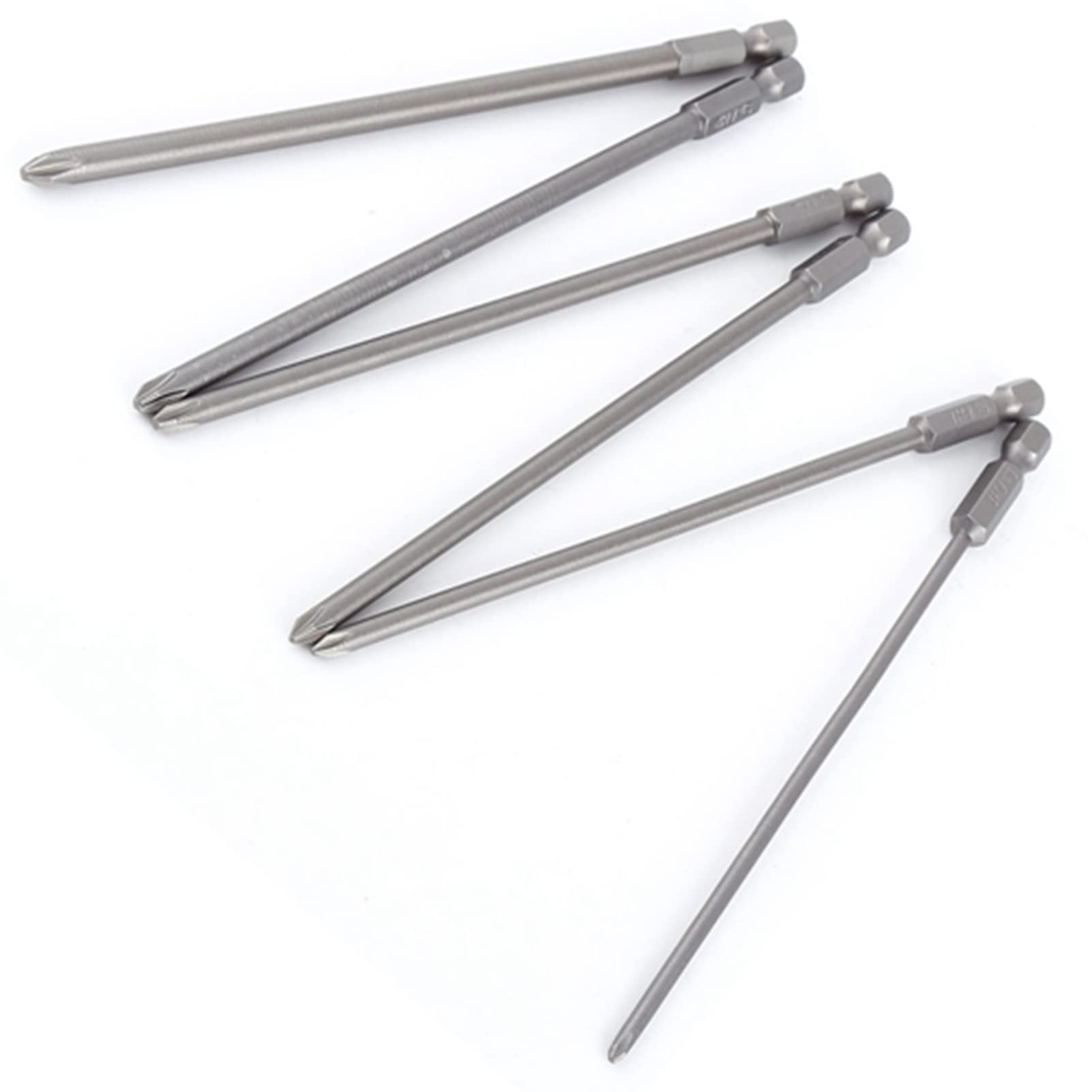 Bothyi 7-Piece Screwdriver Bit Set – 1/4 Hex Shank, Assorted Lengths (25-150mm), Phillips Head – For Electricians & DIYers